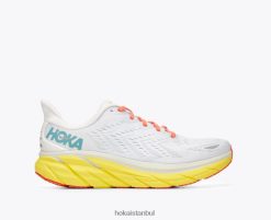Clifton 8 Hoka erkekler 0ZZR8B577 blanc de blanc/aydınlatıcı