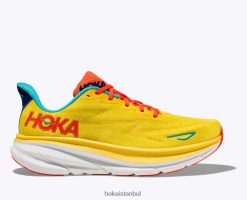 Clifton 9 Hoka erkekler 0ZZR8B410 tutku meyvesi/mısır