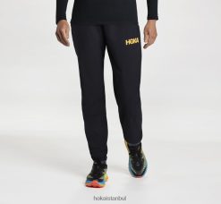 ultra hafif su geçirmez pantolon Hoka erkekler 0ZZR8B660 siyah